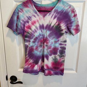 Tie-Dye V-Neck